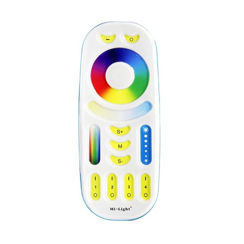 Afstandsbediening slimme verlichting - 4 groepen - RGB+ DUAL WHITE Afstandsbediening slimme verlichting - 4 groepen - RGB+ DUAL WHITE